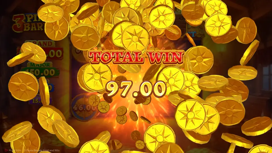 Free spins screen with the remaining spin counter and a Wild on the center reel inside a winning payline
